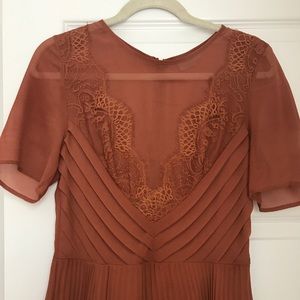 ASOS Burnt Orange Midi